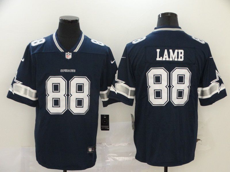 Men Dallas Cowboys #88 Lamb Blue Nike Vapor Untouchable Stitched Limited NFL Jerseys